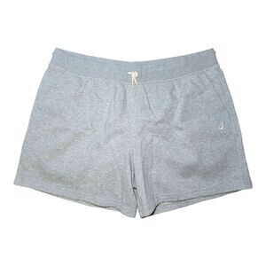 ASICS Women’s Sunday Sana Fleece Shorts Gray Size 2XL Relaxed Fit NWT